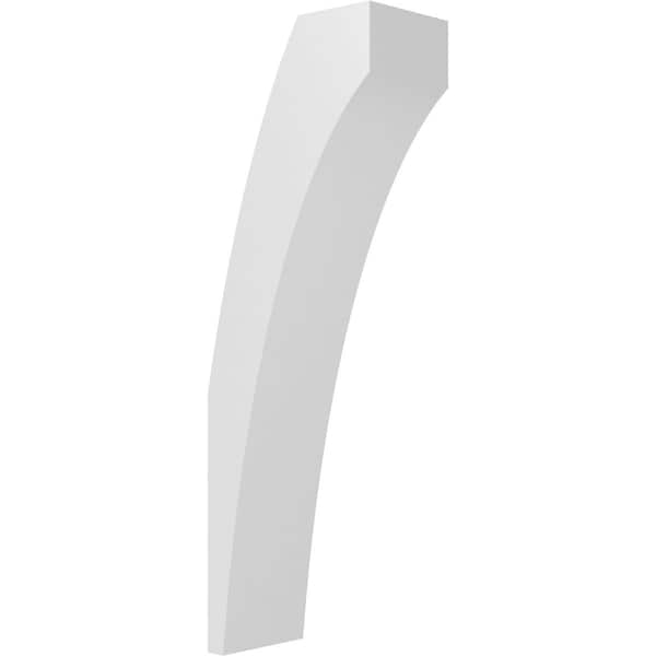 Ekena Millwork 3 1/2-in. W x 6-in. D x 18-in. H Thorton Architectural Grade PVC Knee Brace BRCP035X06X18THR - main